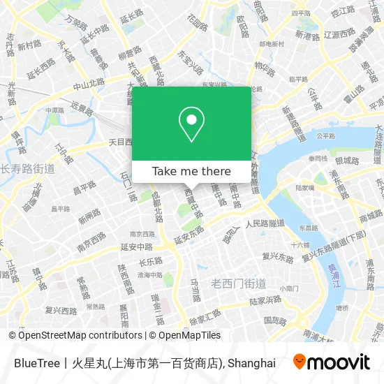 BlueTree丨火星丸(上海市第一百货商店) map