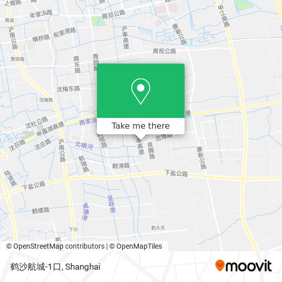 鹤沙航城-1口 map