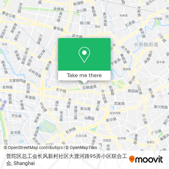 普陀区总工会长风新村社区大渡河路95弄小区联合工会 map