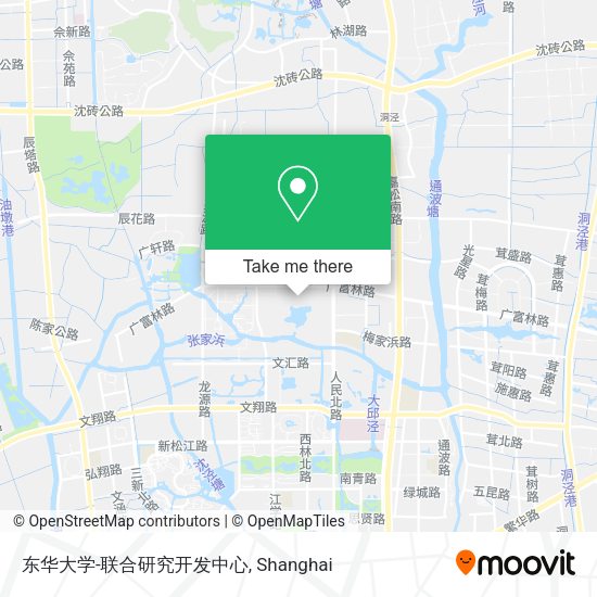 东华大学-联合研究开发中心 map