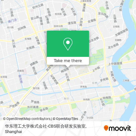 华东理工大学株式会社-CBS联合研发实验室 map