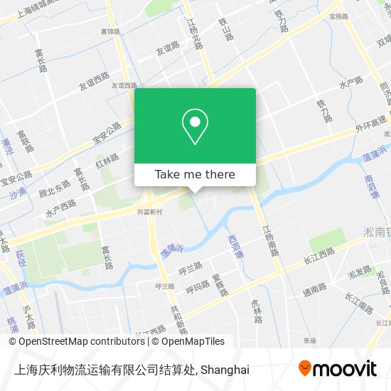 上海庆利物流运输有限公司结算处 map