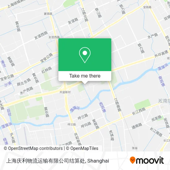 上海庆利物流运输有限公司结算处 map