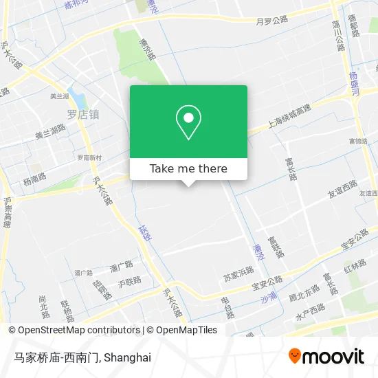 马家桥庙-西南门 map
