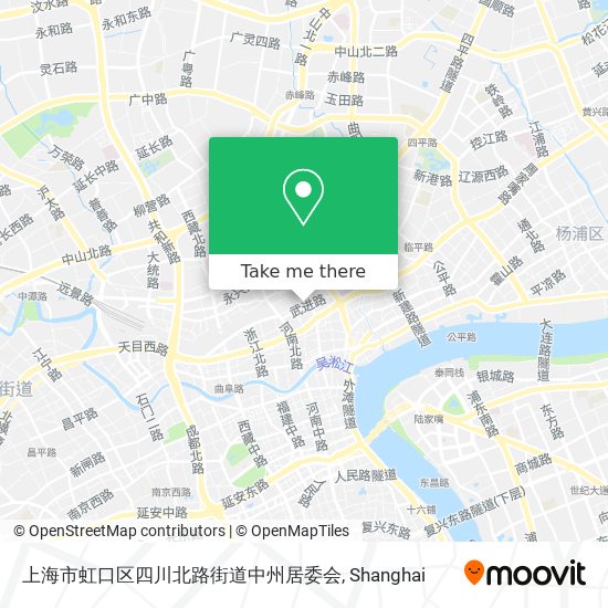 上海市虹口区四川北路街道中州居委会 map