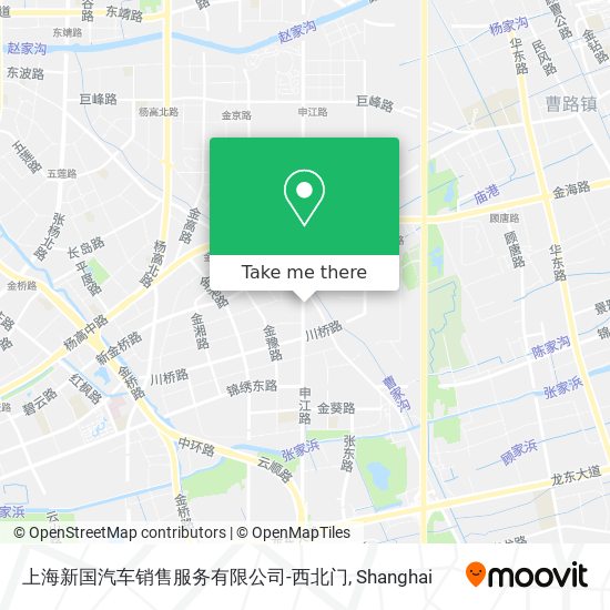上海新国汽车销售服务有限公司-西北门 map