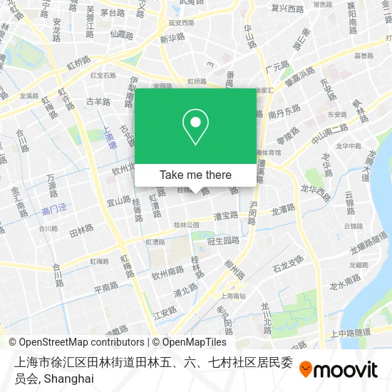 上海市徐汇区田林街道田林五、六、七村社区居民委员会 map