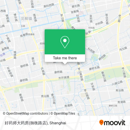 好药师大药房(御衡路店) map
