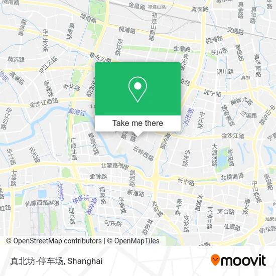 真北坊-停车场 map