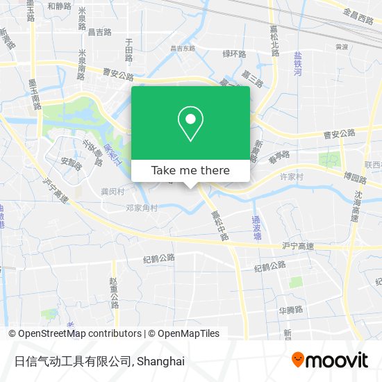 日信气动工具有限公司 map