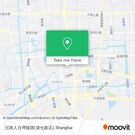 过路人台湾饭团(浦仓路店) map