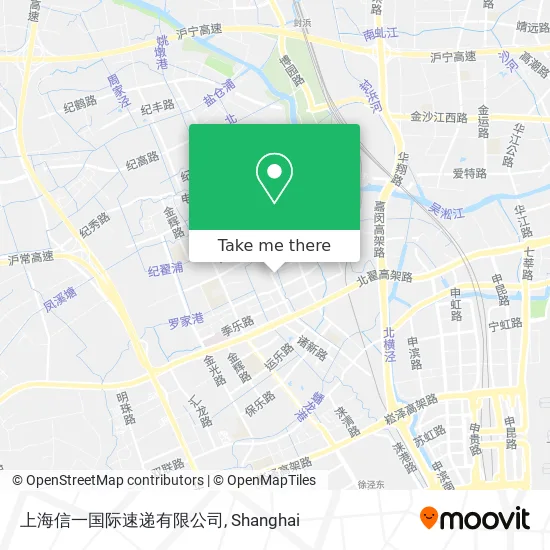 上海信一国际速递有限公司 map