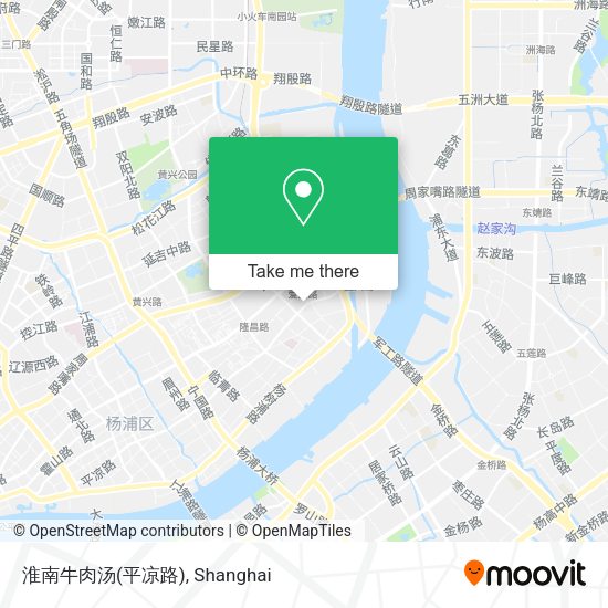 淮南牛肉汤(平凉路) map