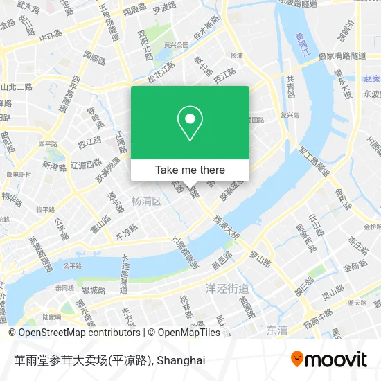 華雨堂参茸大卖场(平凉路) map