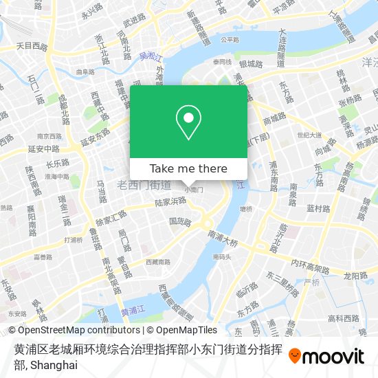 黄浦区老城厢环境综合治理指挥部小东门街道分指挥部 map