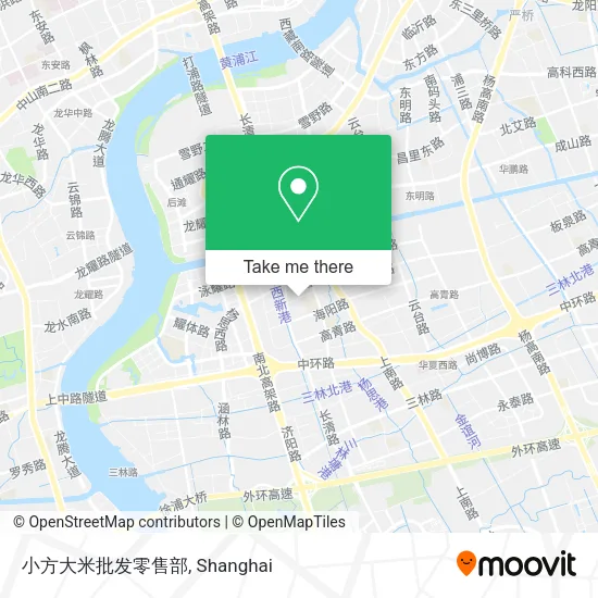 小方大米批发零售部 map