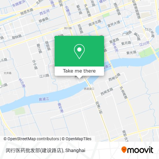 闵行医药批发部(建设路店) map
