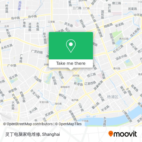 灵丁电脑家电维修 map