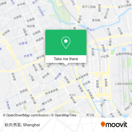 欧尚男装 map