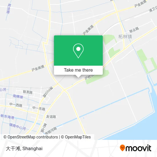 大干滩 map