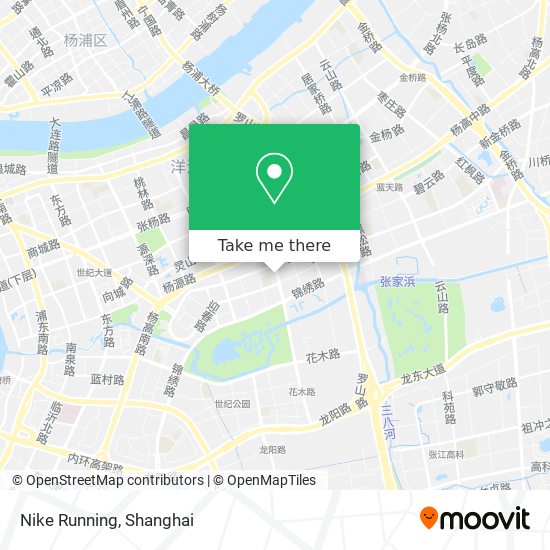 Nike Running map