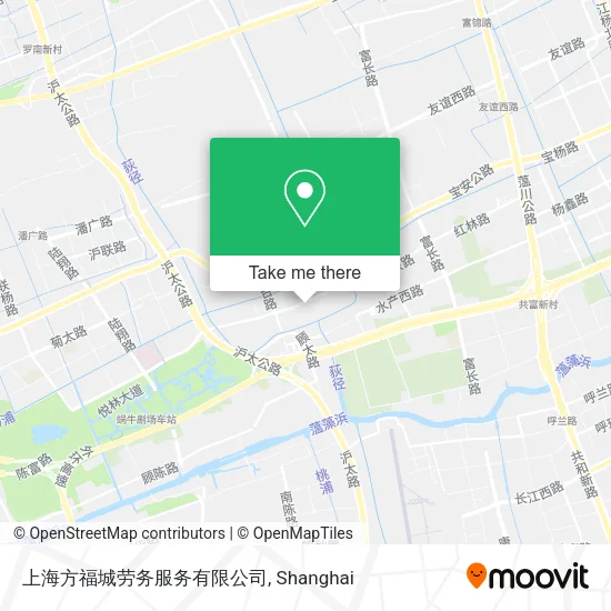 上海方福城劳务服务有限公司 map