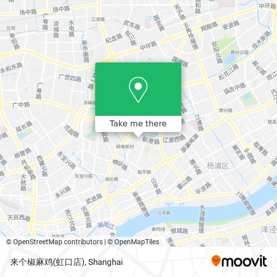 来个椒麻鸡(虹口店) map