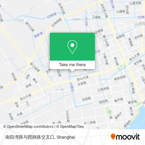 南阳湾路与西静路交叉口 map