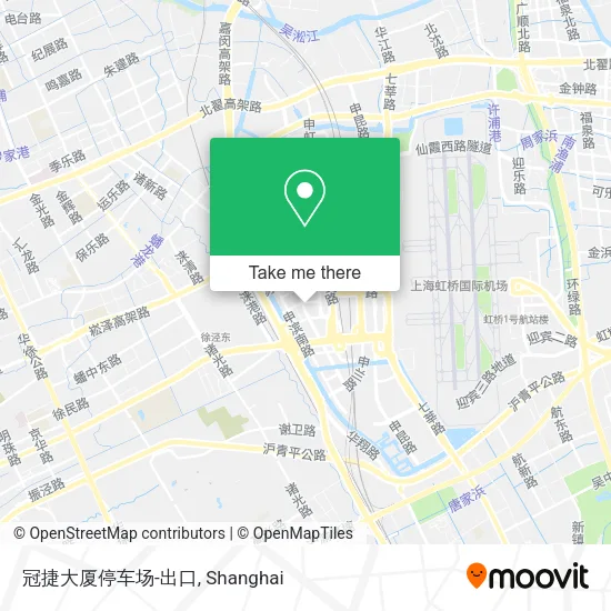 冠捷大厦停车场-出口 map