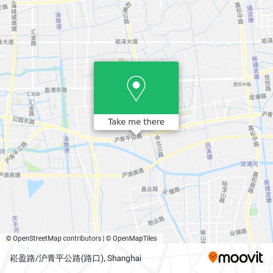 崧盈路/沪青平公路(路口) map