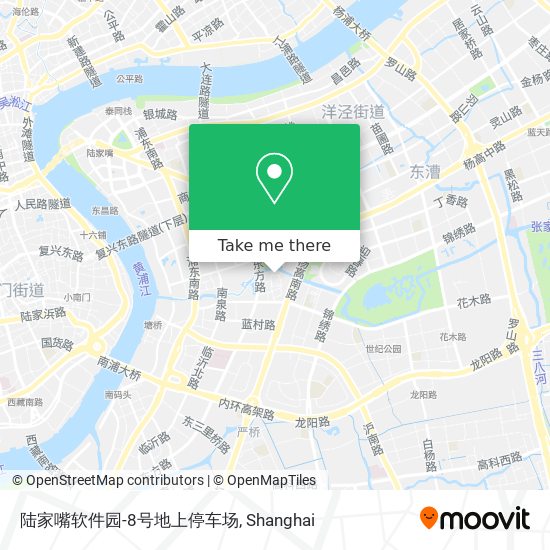 陆家嘴软件园-8号地上停车场 map