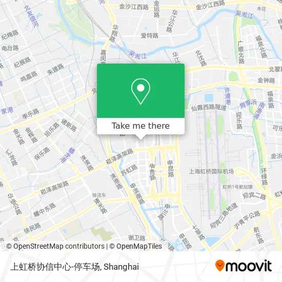 上虹桥协信中心-停车场 map