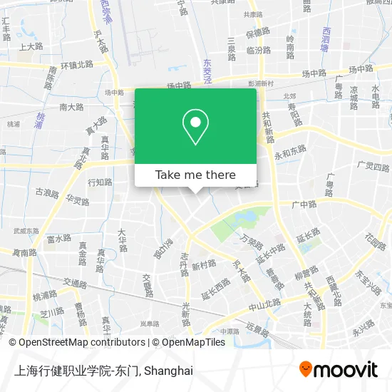 上海行健职业学院-东门 map