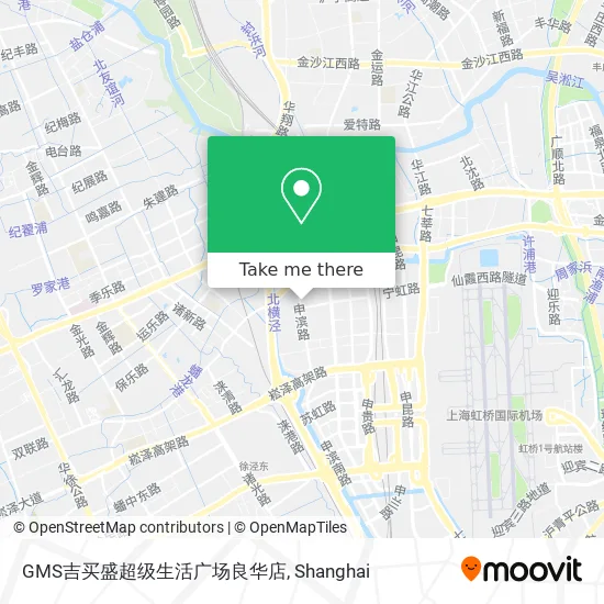 GMS吉买盛超级生活广场良华店 map