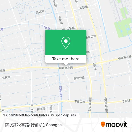 南祝路秋亭路(行前桥) map