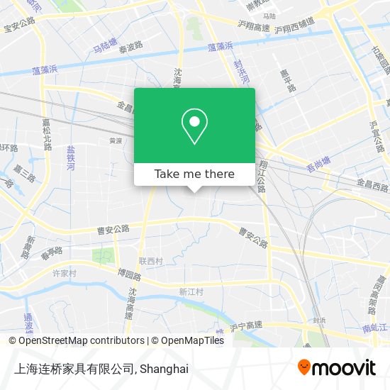 上海连桥家具有限公司 map