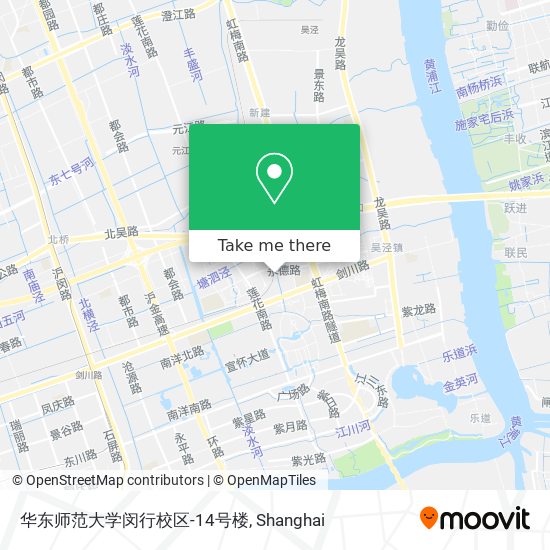 华东师范大学闵行校区-14号楼 map