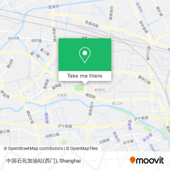 中国石化加油站(西门) map