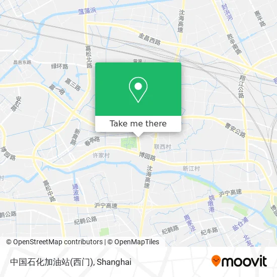 中国石化加油站(西门) map