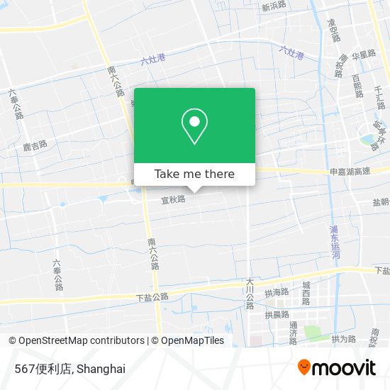 567便利店 map