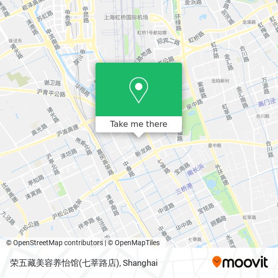 荣五藏美容养怡馆(七莘路店) map