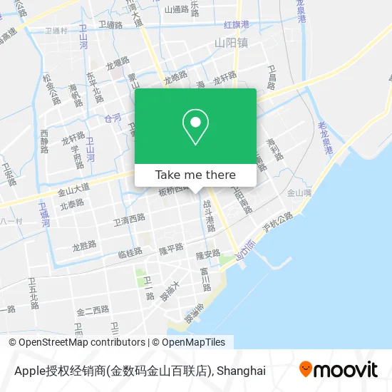 Apple授权经销商(金数码金山百联店) map