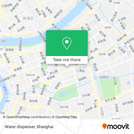 Water dispenser map
