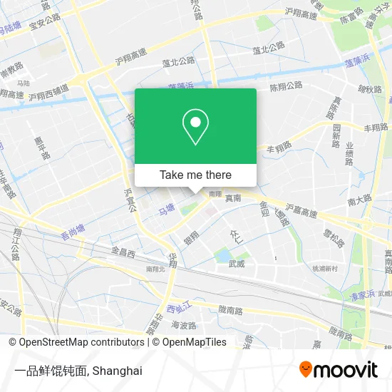 一品鲜馄钝面 map