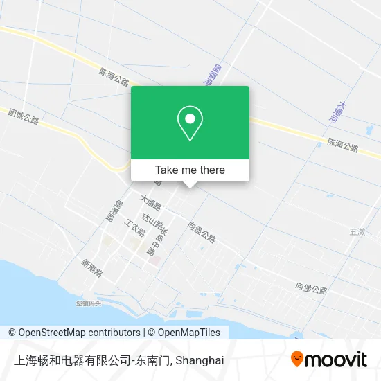 上海畅和电器有限公司-东南门 map