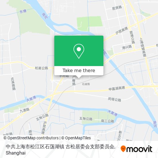 中共上海市松江区石荡湖镇 古松居委会支部委员会 map