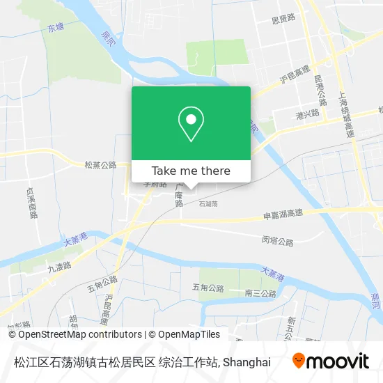 松江区石荡湖镇古松居民区 综治工作站 map