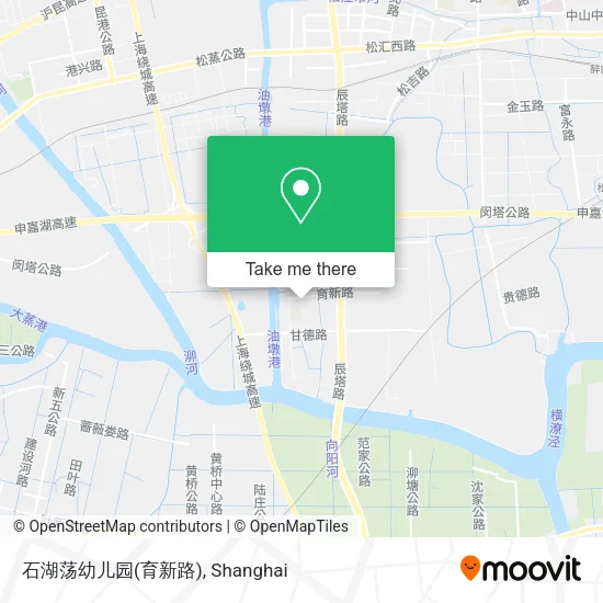 石湖荡幼儿园(育新路) map