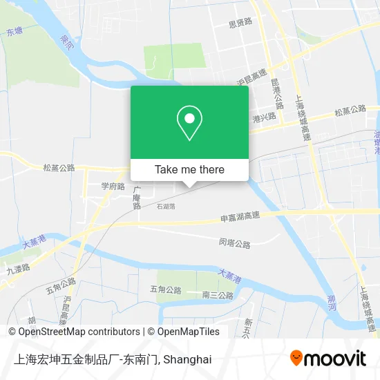 上海宏坤五金制品厂-东南门 map