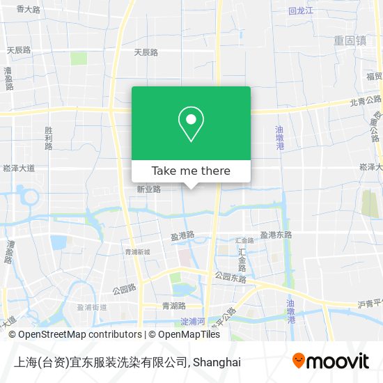 上海(台资)宜东服装洗染有限公司 map